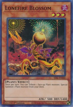 Lonefire Blossom (SESL-EN040) - Super Rare - 1st Edition - Secret Slayers