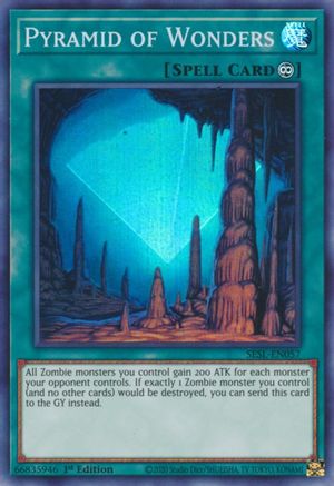 Pyramid of Wonders (SESL-EN057) - Super Rare - 1st Edition - Secret Slayers