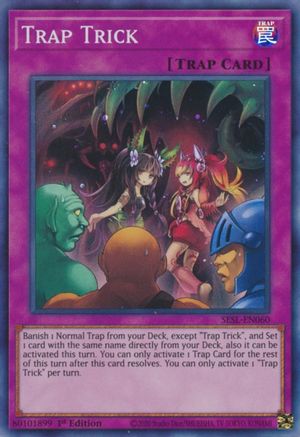 Trap Trick (SESL-EN060) - Super Rare - 1st Edition - Secret Slayers