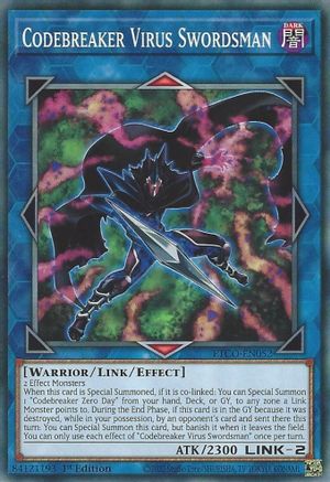 Codebreaker Virus Swordsman (ETCO-EN052) - Common - 1st Edition - Eternity Code