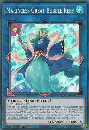 Marincess Great Bubble Reef (ETCO-EN054) - Super Rare - 1st Edition - Eternity Code
