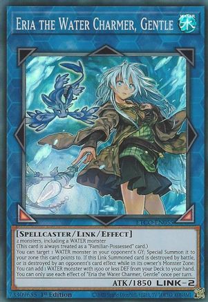 Eria the Water Charmer, Gentle (ETCO-EN055) - Super Rare - 1st Edition - Eternity Code