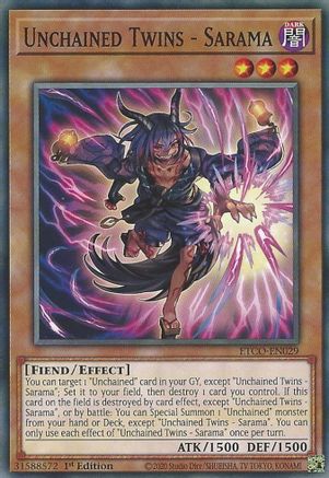 Unchained Twins - Sarama (ETCO-EN029) - Common - 1st Edition - Eternity Code