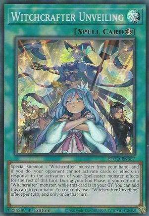 Witchcrafter Unveiling (ETCO-EN067) - Super Rare - 1st Edition - Eternity Code