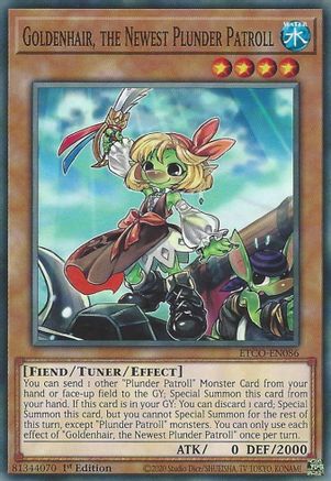 Goldenhair, the Newest Plunder Patroll (ETCO-EN086) - Common - 1st Edition - Eternity Code