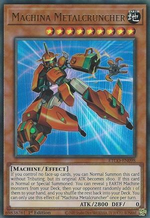 Machina Metalcruncher (ETCO-EN098) - Ultra Rare - 1st Edition - Eternity Code
