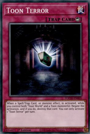 Toon Terror (TOCH-EN005) - Super Rare - Toon Chaos