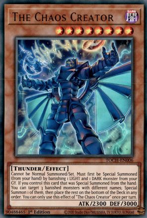 The Chaos Creator (TOCH-EN006) - Ultra Rare - Unlimited - Toon Chaos