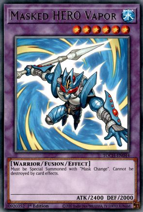 Masked HERO Vapor (TOCH-EN044) - Rare - Unlimited - Toon Chaos
