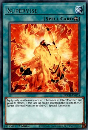 Supervise (TOCH-EN055) - Rare - Toon Chaos