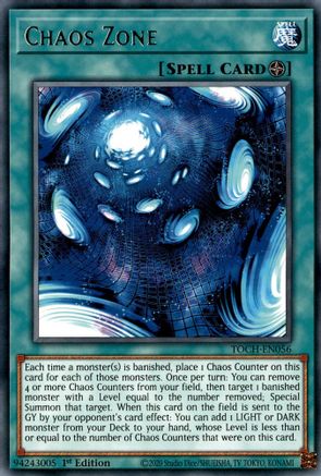 Chaos Zone (TOCH-EN056) - Rare - Unlimited - Toon Chaos