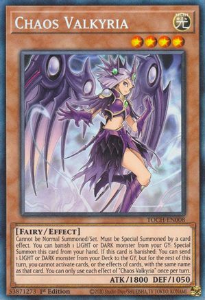 Chaos Valkyria (CR) (TOCH-EN008) - Collector's Rare - Toon Chaos