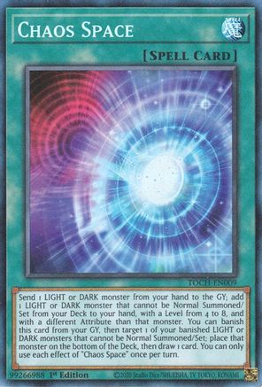 Chaos Space (CR) (TOCH-EN009) - Collector's Rare - Toon Chaos