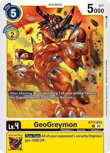 GeoGreymon BT17-033 C (Secret Crisis) 