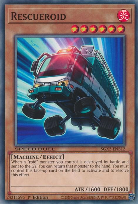 Rescueroid SGX2-ENB12 (Speed Duel GX: Midterm Paradox)  - 1st Edition