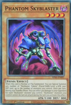 Phantom Skyblaster (SDSA-EN007) - Common - 1st Edition - Structure Deck: Sacred Beasts