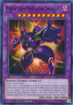 Phantasm Emperor Trilojig (SDSA-EN041) - Common - 1st Edition - Structure Deck: Sacred Beasts