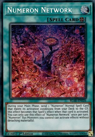 Numeron Network (BLAR-EN026) - Secret Rare - 1st Edition - Battles of Legend: Armageddon