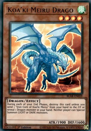 Koa'ki Meiru Drago (BLAR-EN059) - Ultra Rare - 1st Edition - Battles of Legend: Armageddon