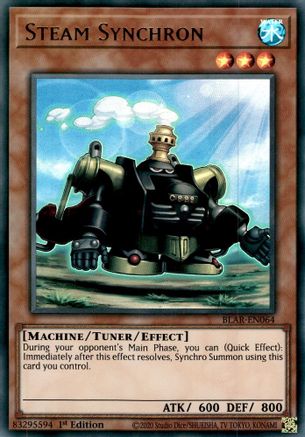 Steam Synchron (BLAR-EN064) - Ultra Rare - 1st Edition - Battles of Legend: Armageddon