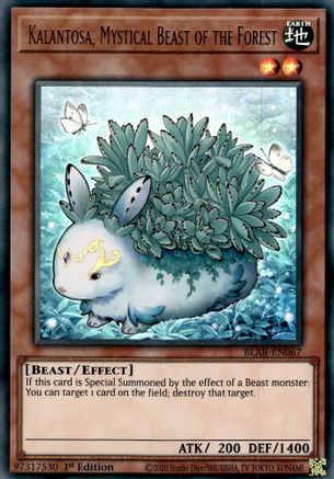 Kalantosa, Mystical Beast of the Forest (BLAR-EN067) - Ultra Rare - 1st Edition - Battles of Legend: Armageddon