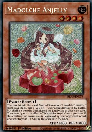 Madolche Anjelly (BLAR-EN073) - Secret Rare - 1st Edition - Battles of Legend: Armageddon