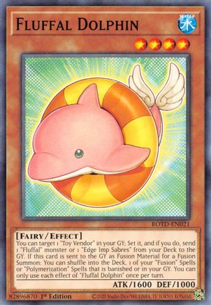 Fluffal Dolphin (ROTD-EN021) - Common - 1st Edition - Rise of the Duelist