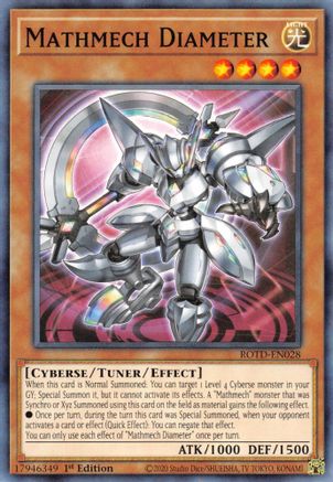 Mathmech Diameter (ROTD-EN028) - Common - 1st Edition - Rise of the Duelist