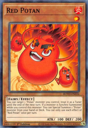 Red Potan (ROTD-EN034) - Common - 1st Edition - Rise of the Duelist