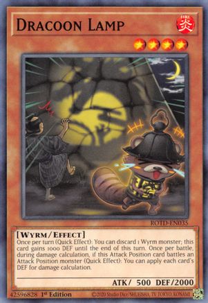 Dracoon Lamp (ROTD-EN035) - Common - Rise of the Duelist