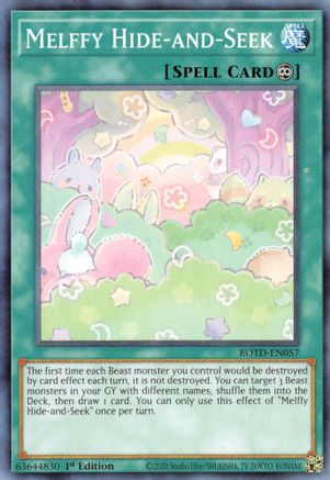 Melffy Hide-and-Seek (ROTD-EN057) - Common - 1st Edition - Rise of the Duelist