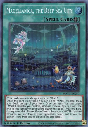 Magellanica, the Deep Sea City (ROTD-EN059) - Super Rare - Rise of the Duelist