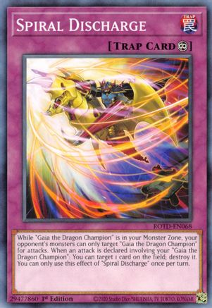 Spiral Discharge (ROTD-EN068) - Common - 1st Edition - Rise of the Duelist