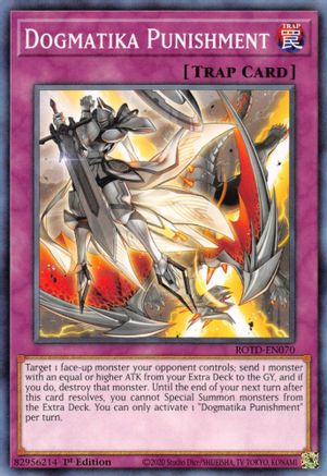 Dogmatika Punishment (ROTD-EN070) - Common - 1st Edition - Rise of the Duelist