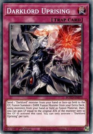 Darklord Uprising (ROTD-EN075) - Common - 1st Edition - Rise of the Duelist