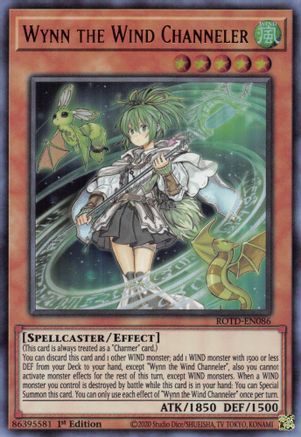 Wynn the Wind Channeler (ROTD-EN086) - Ultra Rare - 1st Edition - Rise of the Duelist