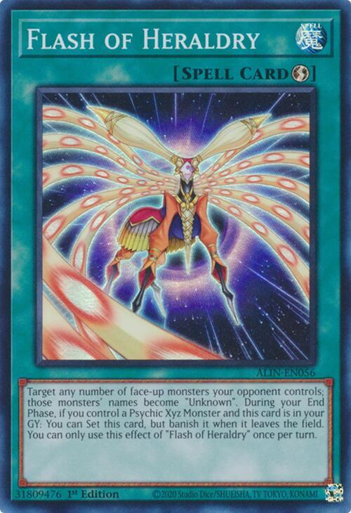 Flash of Heraldry ALIN-EN056 (Alliance Insight)  - 1st Edition