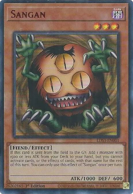 Sangan Red LDS3-EN001 (Legendary Duelists: Season 3)  - 1st Edition