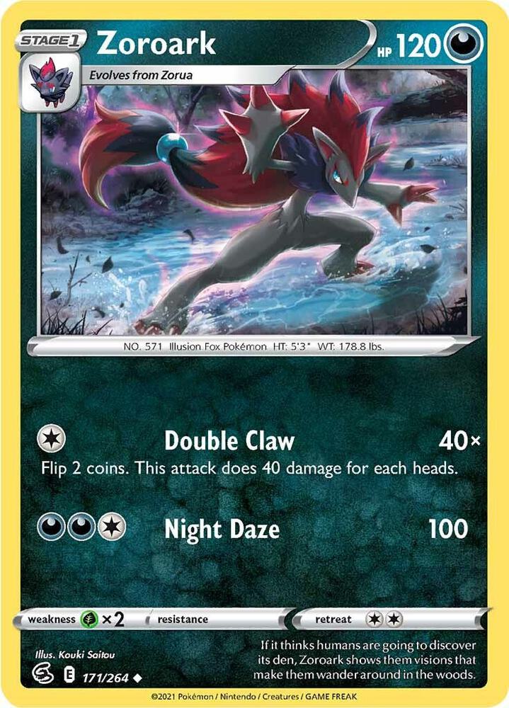 Zoroark 171/264 (SWSH08: Fusion Strike) 