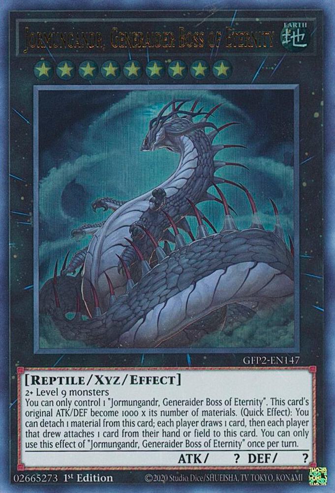 Jormungandr, Generaider Boss of Eternity GFP2-EN147 (Ghosts From the Past: The 2nd Haunting)  - 1st Edition