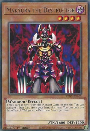 Makyura the Destructor (LED7-EN008) - Rare - Unlimited - Legendary Duelists: Rage of Ra