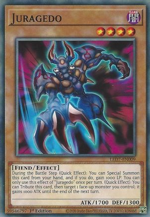 Juragedo (LED7-EN009) - Common - Unlimited - Legendary Duelists: Rage of Ra