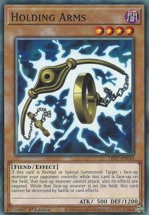 Holding Arms (LED7-EN010) - Common - Unlimited - Legendary Duelists: Rage of Ra