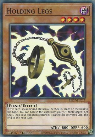 Holding Legs (LED7-EN011) - Common - Unlimited - Legendary Duelists: Rage of Ra