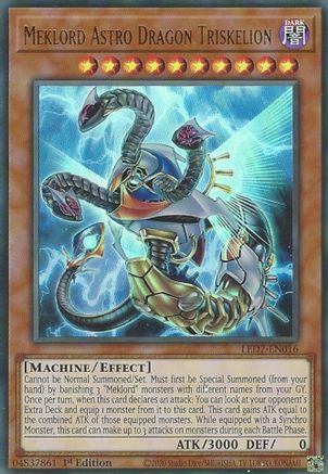 Meklord Astro Dragon Triskelion (LED7-EN016) - Ultra Rare - Unlimited - Legendary Duelists: Rage of Ra