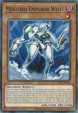 Meklord Emperor Wisel (LED7-EN023) - Common - Legendary Duelists: Rage of Ra
