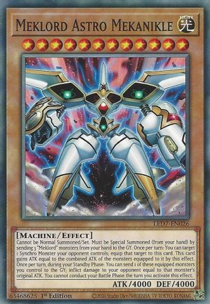 Meklord Astro Mekanikle (LED7-EN026) - Common - Legendary Duelists: Rage of Ra