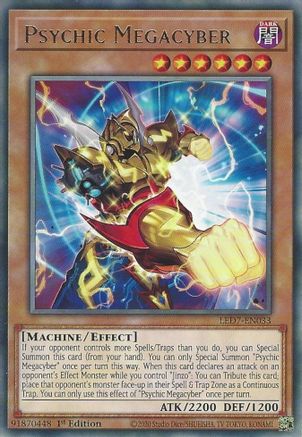 Psychic Megacyber (LED7-EN033) - Rare - Unlimited - Legendary Duelists: Rage of Ra