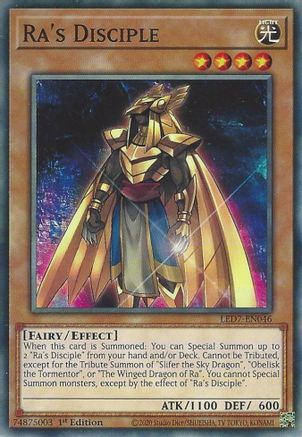 Ra's Disciple (LED7-EN046) - Common - Unlimited - Legendary Duelists: Rage of Ra
