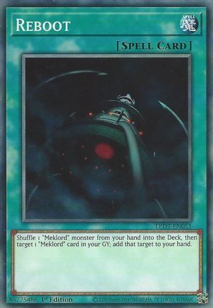 Reboot (LED7-EN051) - Common - Unlimited - Legendary Duelists: Rage of Ra